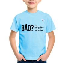 Camiseta Infantil Bão - Foca na Moda