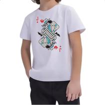 Camiseta Infantil Baralho Valete Michael Jackson Camiseta Infantil Baralho Valete Michael Jackson
