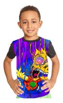 Camiseta Infantil Bart Simpson Os Simpsons Ref:658