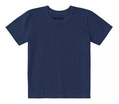 Camiseta Infantil Básica Azul Marinho Unissex