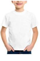 Camiseta Infantil Básica Branca Unissex