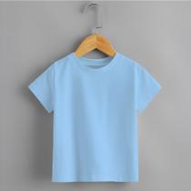 Camiseta Infantil Básica Lisa Tecido Premium 100% Algodão Confortável