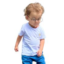 Camiseta Infantil Básica Manga Curta com Bordado Camiseta Infantil Básica Manga Curta com Bordado