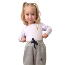 Camiseta Infantil Básica Manga Longa com Bordado Camiseta Infantil Básica Manga Longa com Bordado