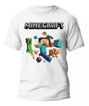 Camiseta Infantil Básica Minecraft Camiseta Infantil Básica Minecraft