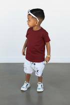 Camiseta infantil basica premium bordo 2000 Camiseta infantil basica premium bordo 2000