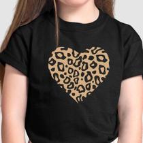 Camiseta Infantil Básica Unissex Algodão Filha Animal Print - Infantil