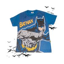 Camiseta Infantil Batman Dc Comics Liga Da Justiça Menino