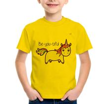 Camiseta Infantil Be You Tiful - Foca na Moda