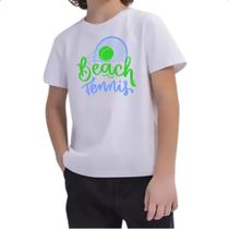 Camiseta Infantil Beach tennis Camiseta Infantil Beach tennis
