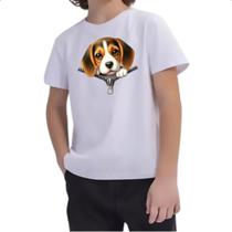 Camiseta Infantil Beagle no Ziper Camiseta Infantil Beagle no Ziper