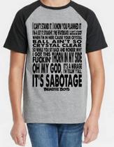 Camiseta Infantil Beastie Boys Sabotage Camiseta Infantil Beastie Boys Sabotage