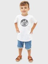 Camiseta Infantil Bebê 100% Algodão Made In Roça Lançamento Ubuntu