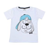camiseta infantil bebê estampa cachorrinho vários tamanhos