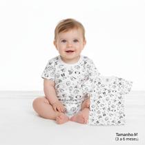 Camiseta infantil Bebe Manga Curta Menino Kit 4 peças Estampas Sortidas tamanho P, M e G Conforto e Estilo Diário.
