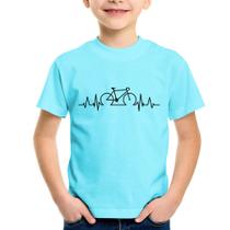 Camiseta Infantil Bicicleta Batimentos Cardíacos - Foca na Moda