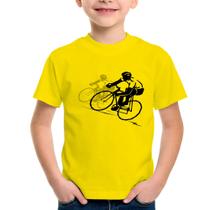 Camiseta Infantil Bike Corrida - Foca na Moda