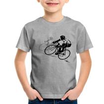 Camiseta Infantil Bike Corrida - Foca na Moda
