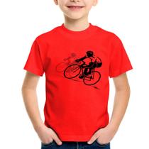 Camiseta Infantil Bike Corrida - Foca na Moda