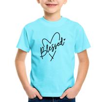 Camiseta Infantil Blessed Heart - Foca na Moda