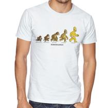 Camiseta Infantil Blusa Criança Homer Sapien Simpsons