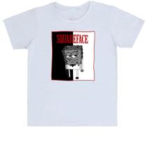 Camiseta Infantil Bob Esponja Scarface