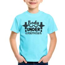 Camiseta Infantil Body Under Construction - Foca na Moda