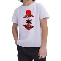 Camiseta Infantil Bonsai Barco Japan Arte