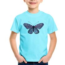 Camiseta Infantil Borboleta Lilás - Foca na Moda