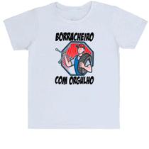 Camiseta Infantil Borracheiro com orgulho