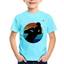 Camiseta Infantil Boxe Vintage Sunset - Foca na Moda