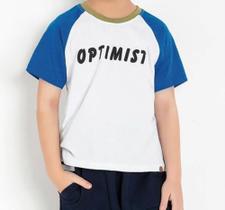 Camiseta Infantil Branca com Estampa - 01