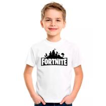 Camiseta Infantil Branca Fortnite 06