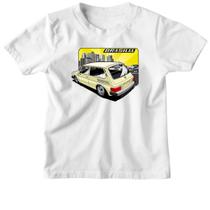 Camiseta Infantil Brasilia Classica Amarela