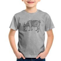 Camiseta Infantil Búfalo - Foca na Moda