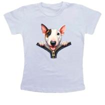 Camiseta Infantil Bull Terrier no Ziper