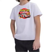 Camiseta Infantil Burn the street
