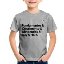 Camiseta Infantil Buy & Hold - Foca na Moda