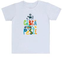 Camiseta Infantil Cabra da peste elementos nordestinos