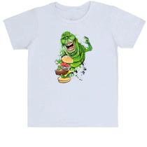 Camiseta Infantil Caça Fantasmas Ghostbusters Geleia