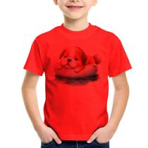 Camiseta Infantil Cachorrinho Na Piscina - Foca na Moda