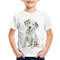 Camiseta Infantil Cachorro Dálmata - Foca na Moda