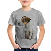 Camiseta Infantil Cachorro Jack Russell Terrier - Foca na Moda