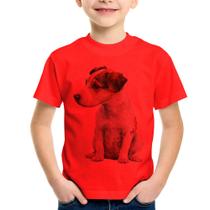 Camiseta Infantil Cachorro Jack Russell Terrier - Foca na Moda