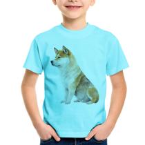 Camiseta Infantil Cachorro Shiba Inu - Foca na Moda