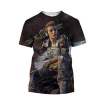 Camiseta Infantil Call of Duty Modern War Com Estampa 3D Para Meninos E Meninas, Moda Casual,