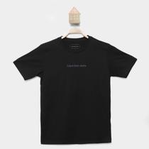Camiseta Infantil Calvin Klein Logo Centralizado Menino Camiseta Infantil Calvin Klein Logo Centralizado Menino