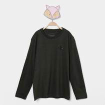 Camiseta Infantil Calvin Klein Logo Gel Manga Longa Menino Camiseta Infantil Calvin Klein Logo Gel Manga Longa Menino