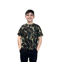 Camiseta Infantil Camuflada Exercito Camiseta Infantil Camuflada Exercito