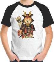 Camiseta Infantil Cão Samurai